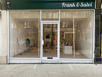 toughened glass shopfronts