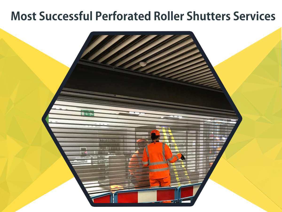perforated roller shutter